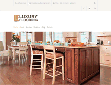 Tablet Screenshot of luxuryflooringinc.com